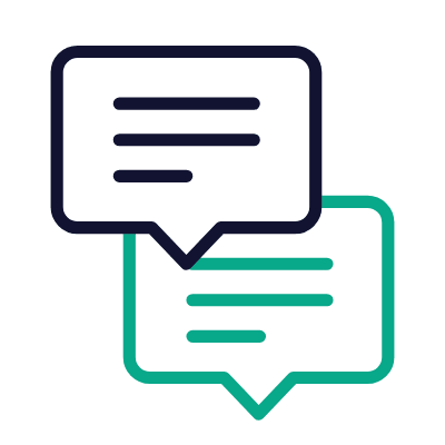 Messages Text, Animated Icon, Outline