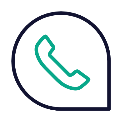 Chat Phone, Animated Icon, Outline