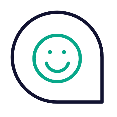 Chat Emoji, Animated Icon, Outline