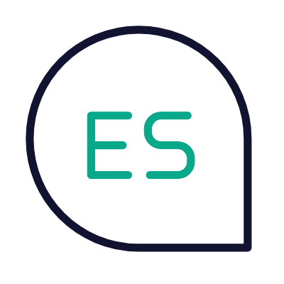 Chat Spanish, Animated Icon, Outline