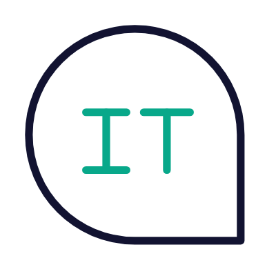 Chat Italian, Animated Icon, Outline