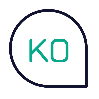 Chat Korean, Animated Icon, Outline