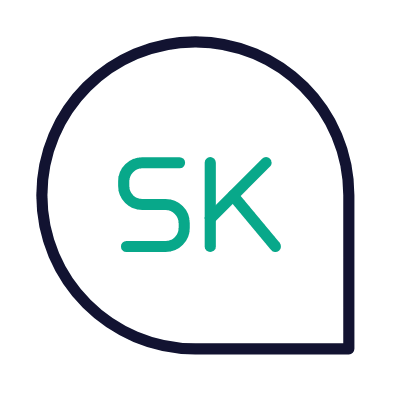 Chat Slovak, Animated Icon, Outline