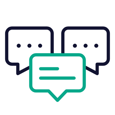 Messages Multi, Animated Icon, Outline