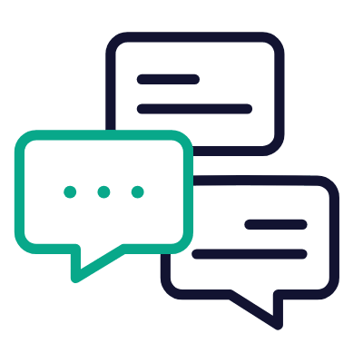 Messages Multi Alt, Animated Icon, Outline