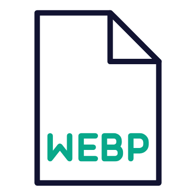 File WEBP, Animated Icon, Outline