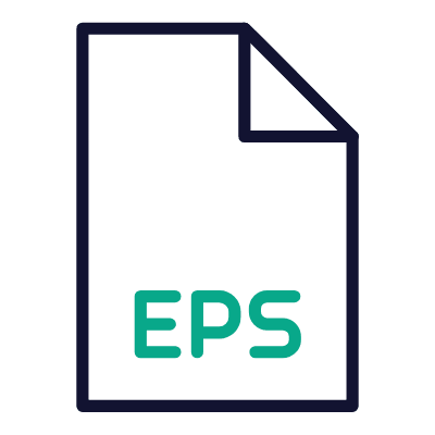 File EPS, Animated Icon, Outline