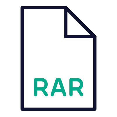 File RAR, Animated Icon, Outline