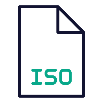 File ISO, Animated Icon, Outline