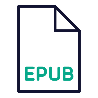 File EPUB, Animated Icon, Outline