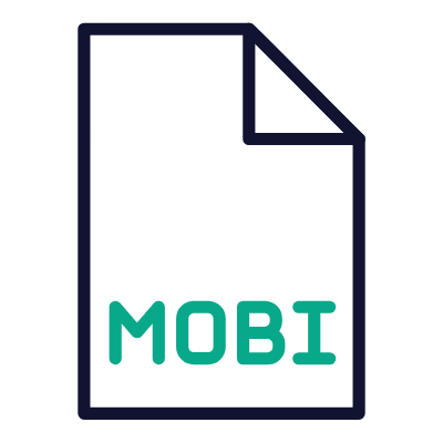 File MOBI, Animated Icon, Outline