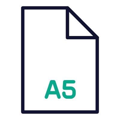 File A5, Animated Icon, Outline