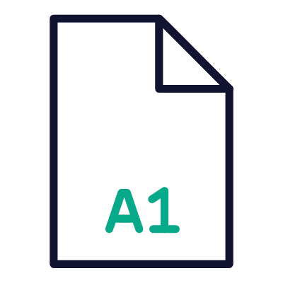 File A1, Animated Icon, Outline