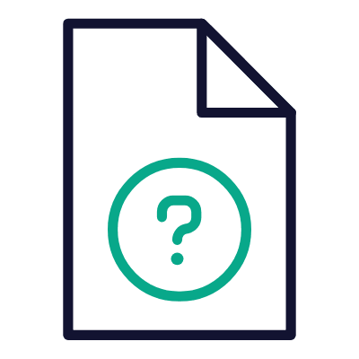 File Question, Animated Icon, Outline