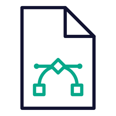 File Vector, Animated Icon, Outline