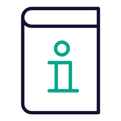 Info Book, Animated Icon, Outline