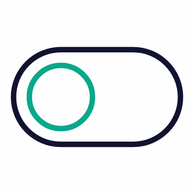 Toggle Left, Animated Icon, Outline