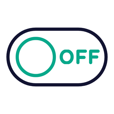 Toggle On Off, Animated Icon, Outline