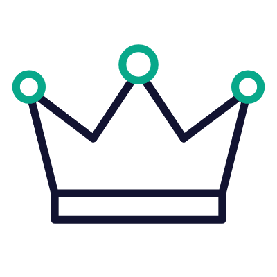 Crown, Animated Icon, Outline