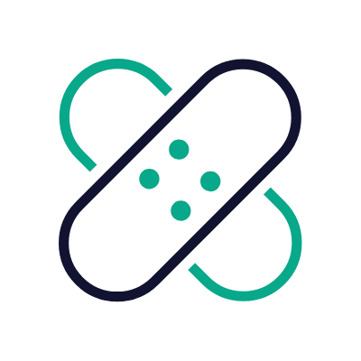 Plasters, Animated Icon, Outline