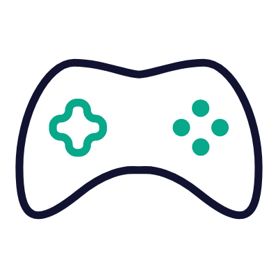 Gamepad, Animated Icon, Outline