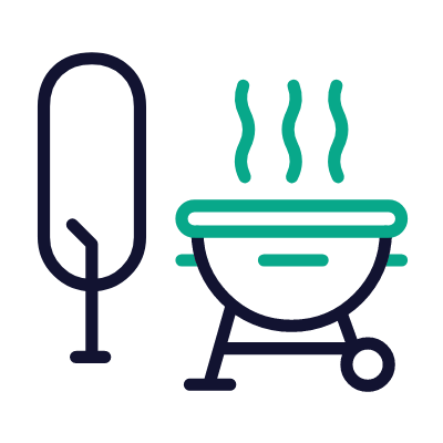 Grill, Animated Icon, Outline