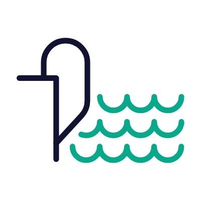 Pool, Animated Icon, Outline