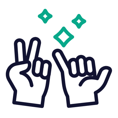 Clean Hands, Animated Icon, Outline