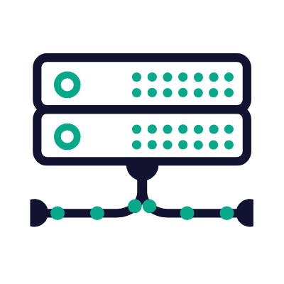Server, Animated Icon, Outline