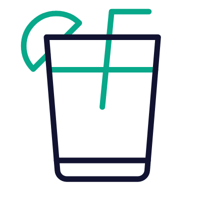 Juice, Animated Icon, Outline