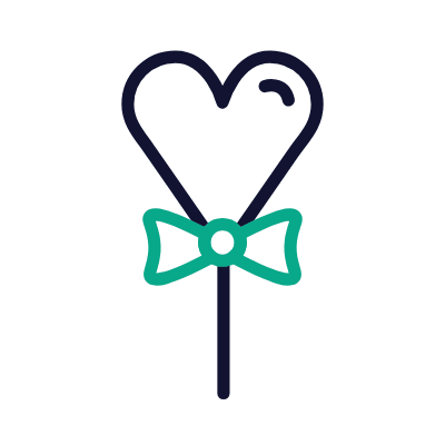 Lolipop, Animated Icon, Outline
