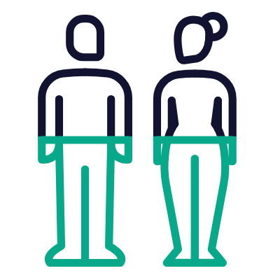 People Equality, Animated Icon, Outline