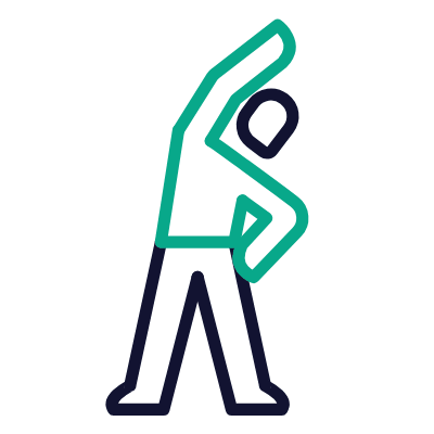 Stretch, Animated Icon, Outline