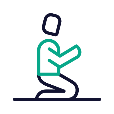 Christian, Animated Icon, Outline
