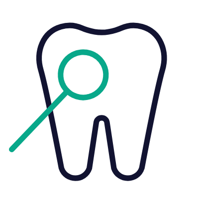 Dental Care, Animated Icon, Outline