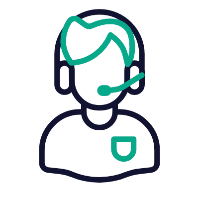 Man Consultant, Animated Icon, Outline