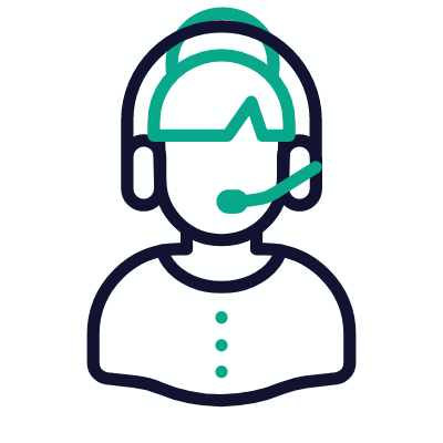 Woman Consultant, Animated Icon, Outline