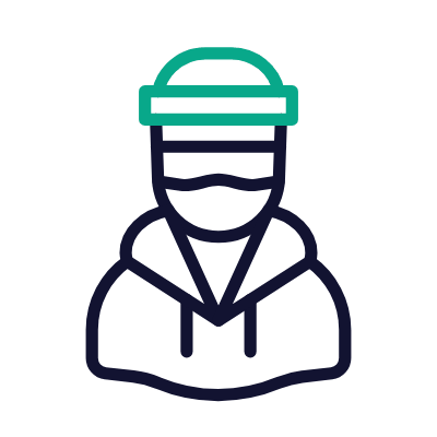 Man Robber, Animated Icon, Outline