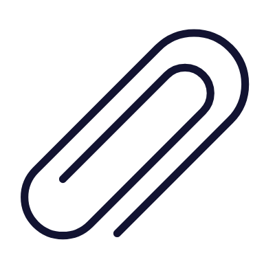 Paperclip, Animated Icon, Outline