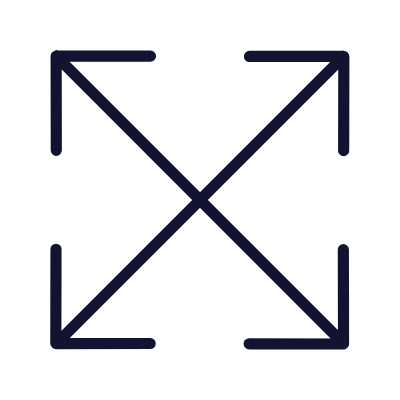 Full Screen, Animated Icon, Outline