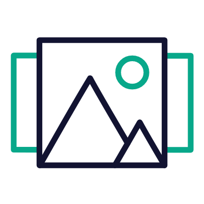 Image Carousel, Animated Icon, Outline