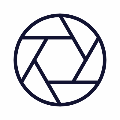 Shutter, Animated Icon, Outline