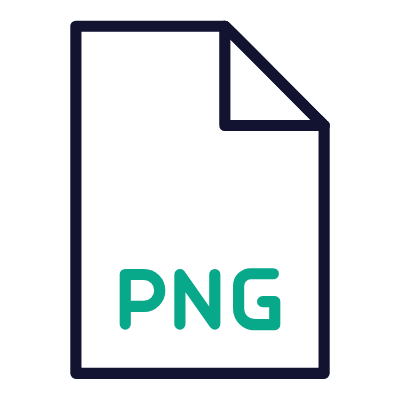 File PNG, Animated Icon, Outline