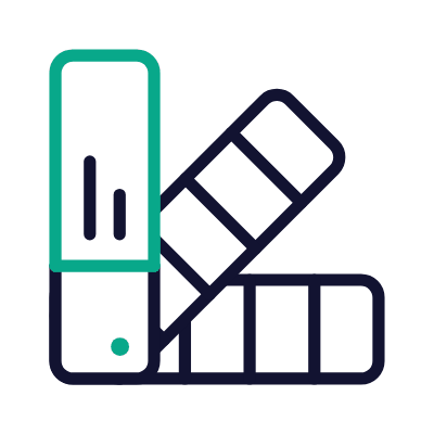 Color Swatch, Animated Icon, Outline