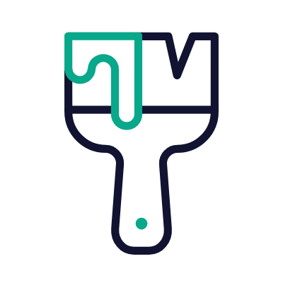 Brush, Animated Icon, Outline