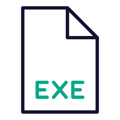 File EXE, Animated Icon, Outline