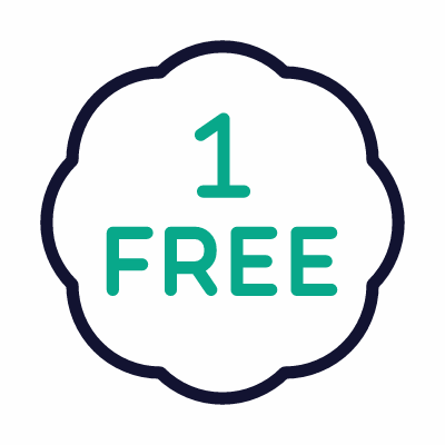 Coupon Free, Animated Icon, Outline