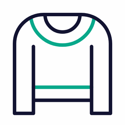 Clothes, Animated Icon, Outline