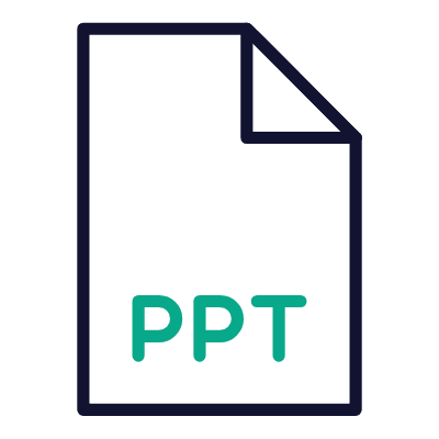 File PPT, Animated Icon, Outline