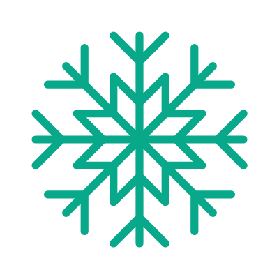 Snowflake, Animated Icon, Outline